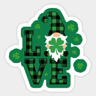 St Patricks Love Sticker